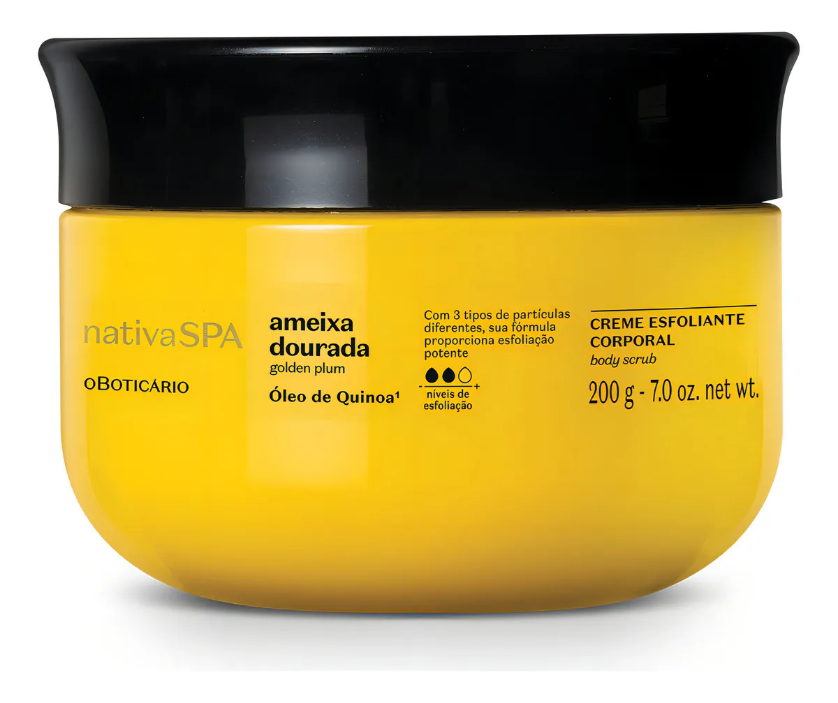 O Boticário Nativa Spa Ameixa Dourada Creme Corporal 200g
