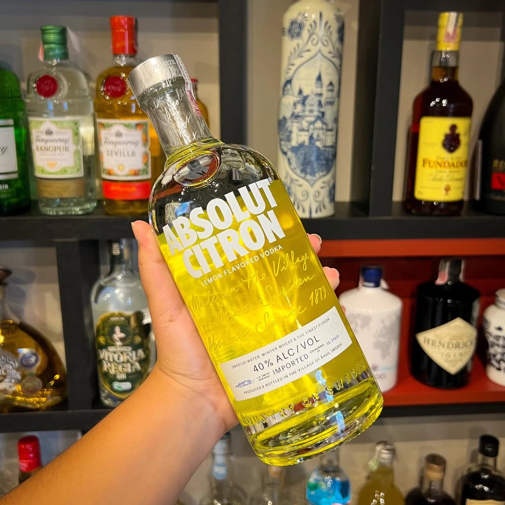 Absolut Vodka Citron Sueca 750ml Absolut Sabor vodka 750 Ml